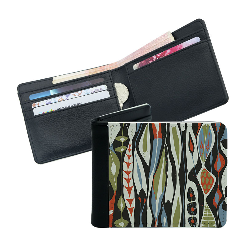 Dompet Bifold Kulit Kulit Sublimasi Lelaki