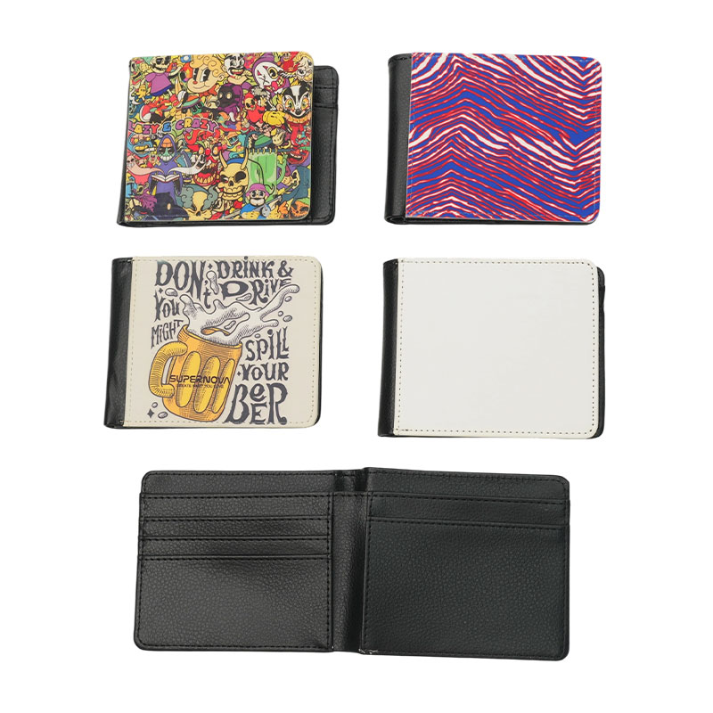 Dompet Bifold Kulit Kulit Sublimasi Lelaki