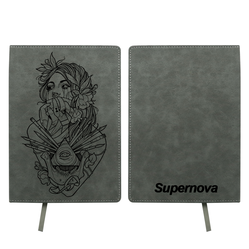 Notebook Kulit Warna Sublimasi - Saiz A5