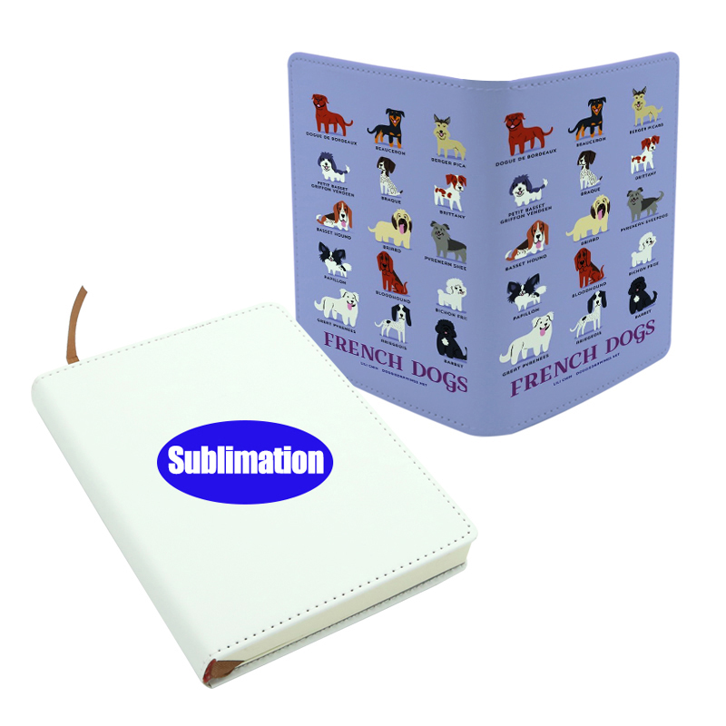 Buku Nota Kulit PU Sublimasi - Saiz A4